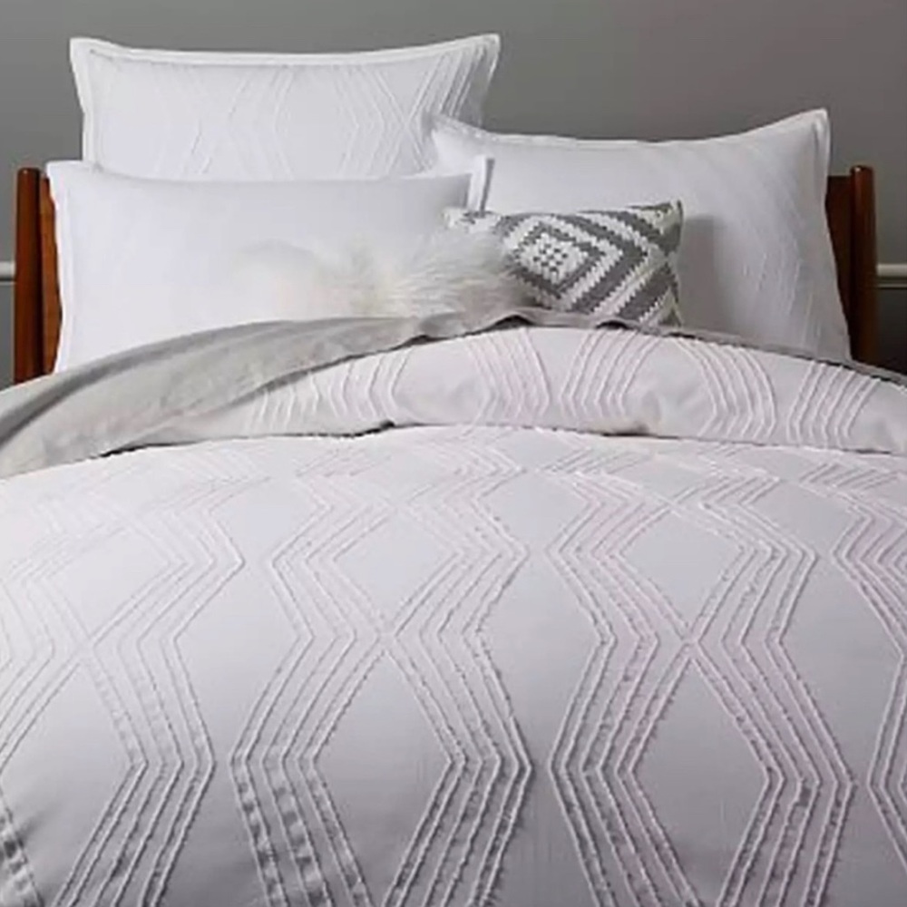 Roar and Rabbit x West Elm | Textured, Organic Cotton Duvet Cover - Queen